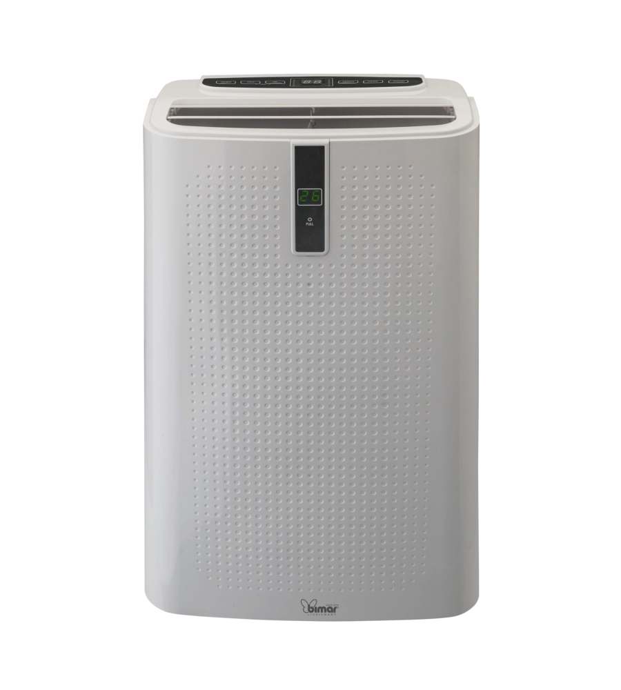 Condizionatore e deumificatore portatile bimar "cp120" 12000btu con pompa calore e wifi