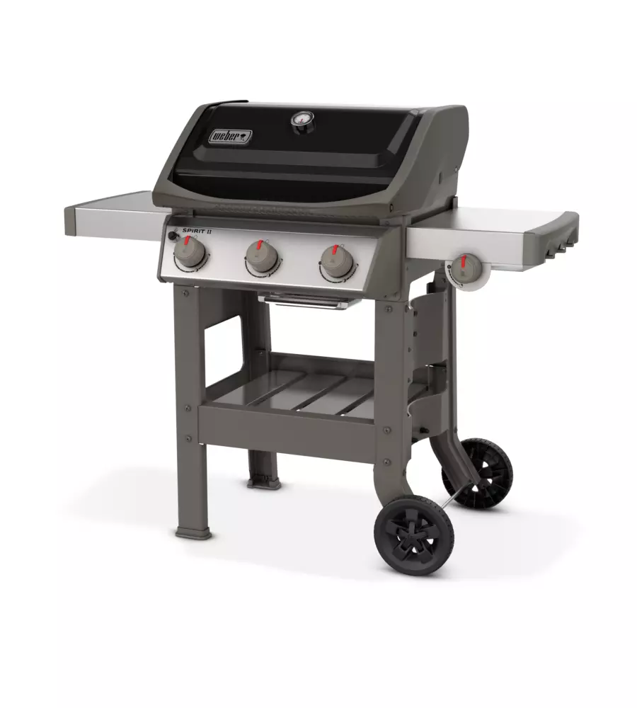 Barbecue a gas con fornello laterale weber "spirit ii e-320" 3 bruciatori - cod. 45012129