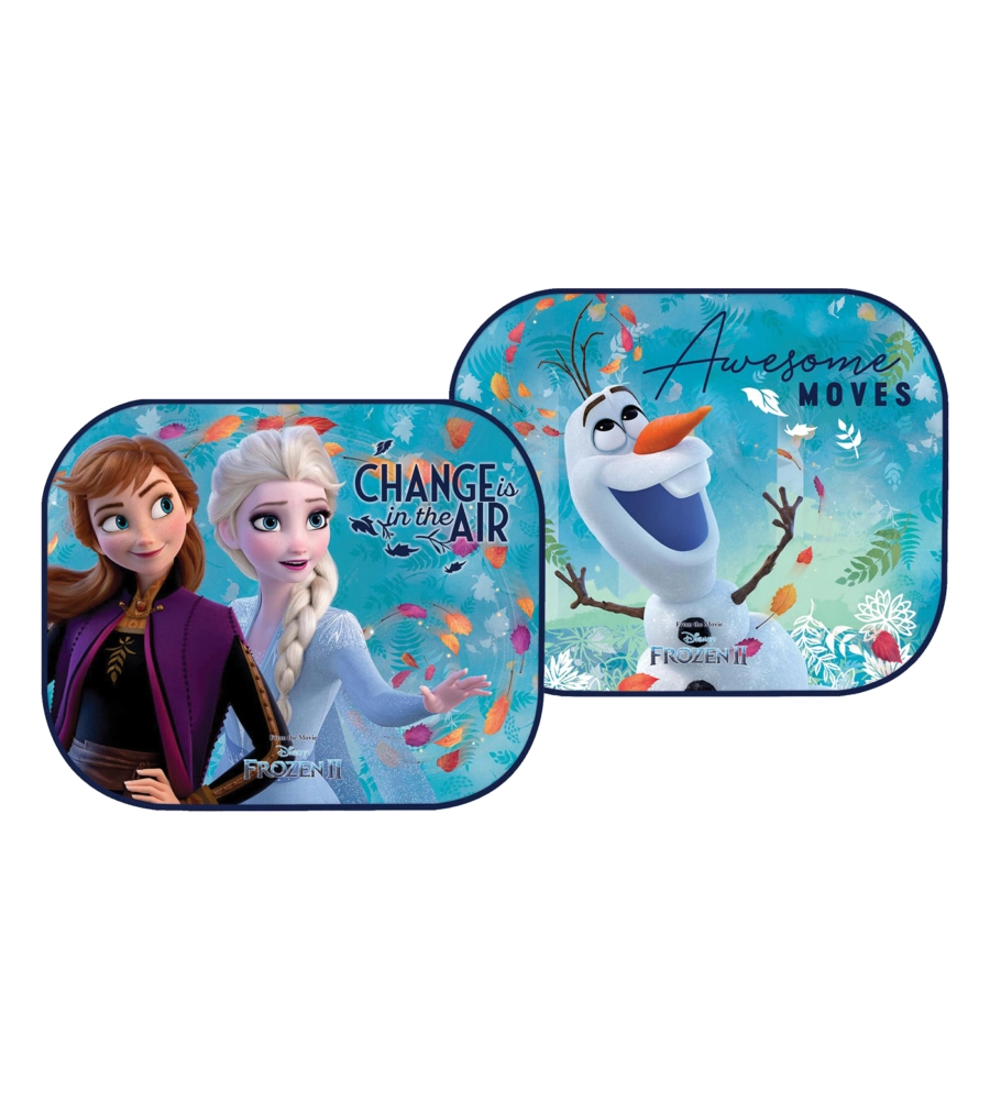 Coppia tendine auto laterali "disney frozen 2", 44x35 cm