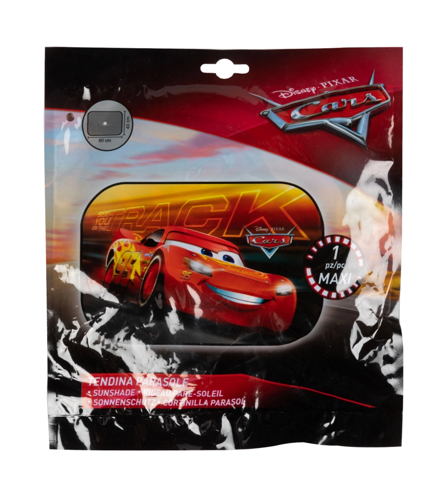 Tendina auto laterale maxi grafica "disney cars" tg 60x40 cm