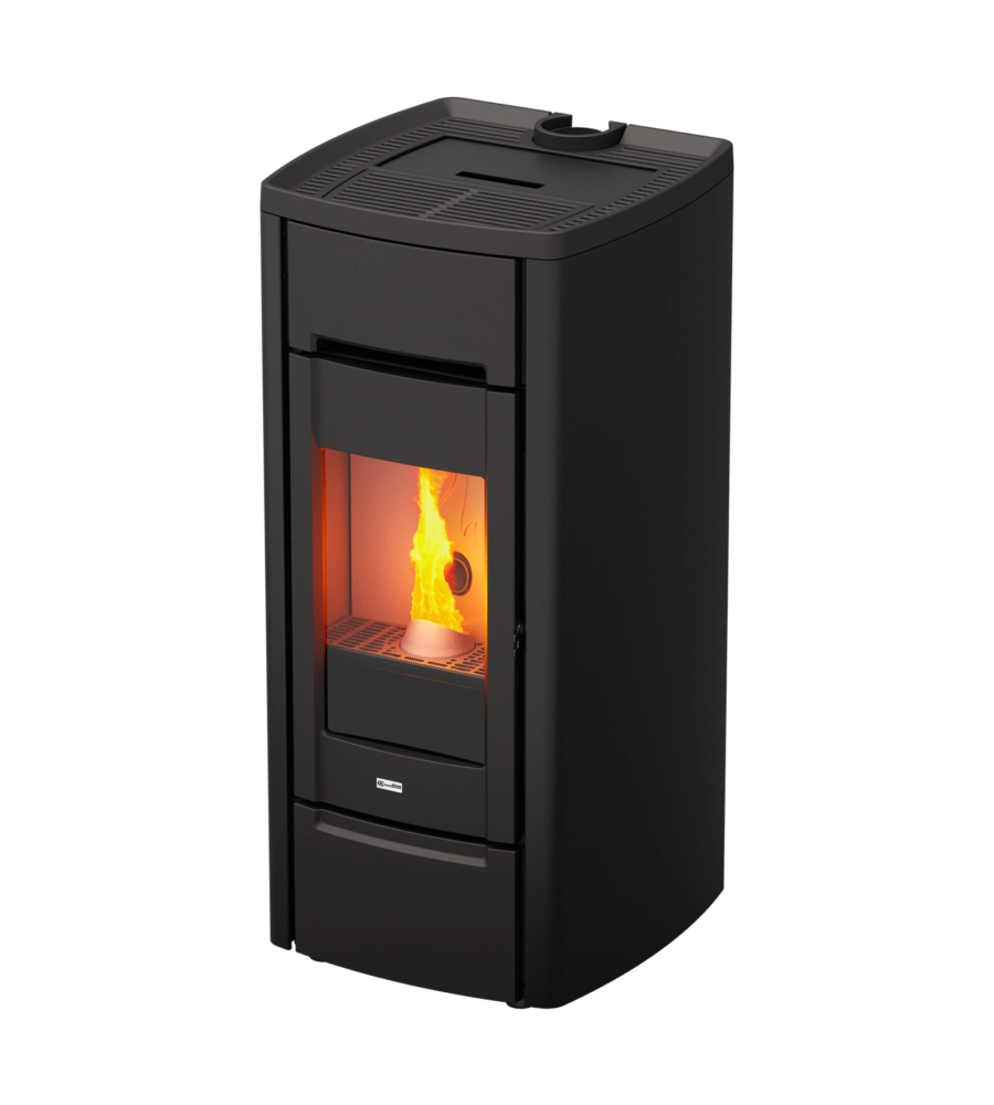 Stufa a pellet canadian stove "cast iron 6" in ghisa nero 6,5 kw