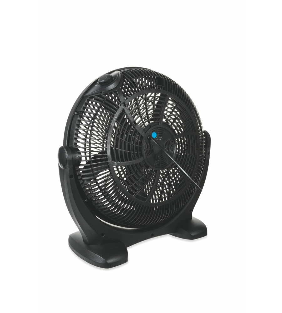 Ventilatore da appoggio box tondo diametro 36 cm con 5 pale e 3 velocitÀ, 50 w