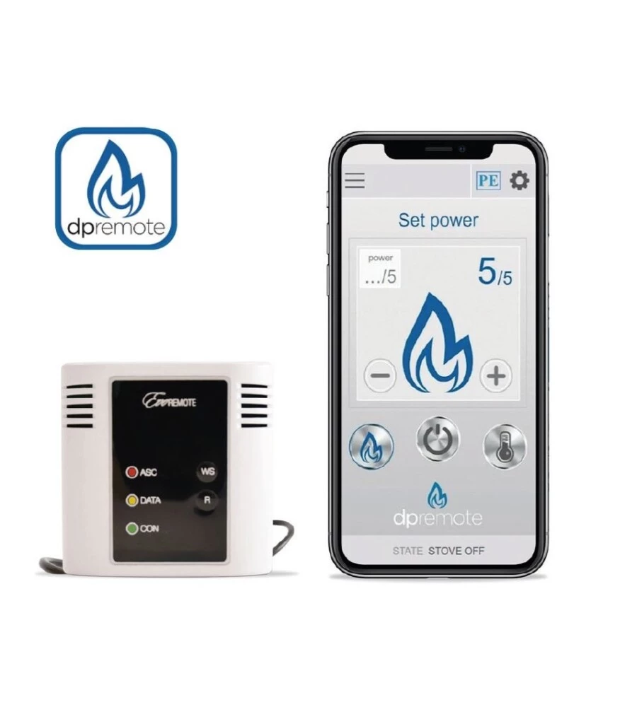 Kit wi-fi "agua" per stufe a pellet canalizzate e termostufe canadian stove