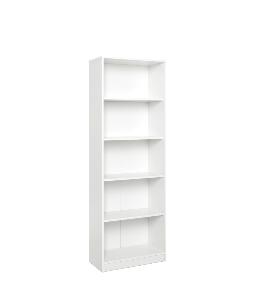 Libreria "peggy" con 4 ripiani, 58x168x28 cm