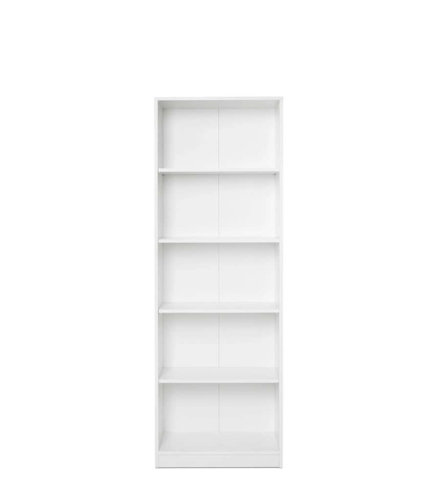 Libreria "peggy" con 4 ripiani, 58x168x28 cm