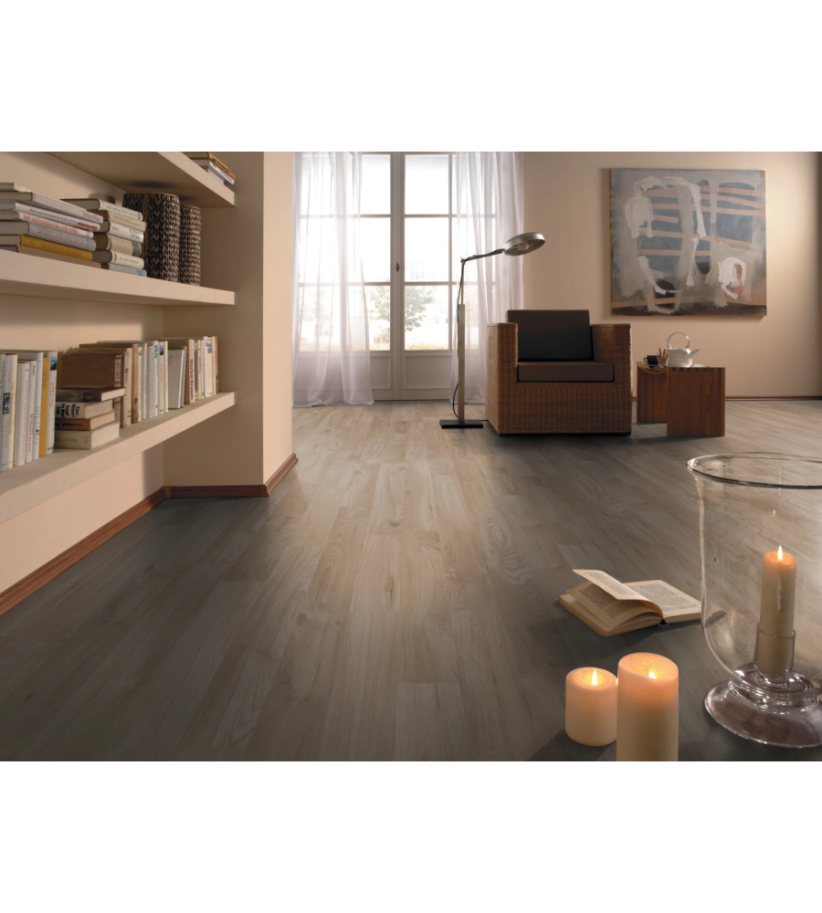 Pavimento laminato rovere naturale inverno 8mm ac4 2,124 m² linea catwalk