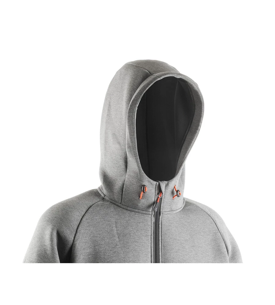 Felpa da lavoro kapriol "tech hoodie" colore grigio, tg l