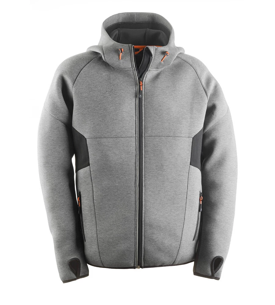 Felpa da lavoro kapriol "tech hoodie" colore grigio, tg l