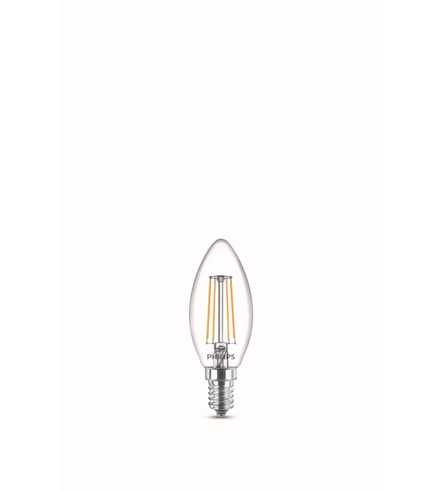 4 lampadine led filament 40w, philips