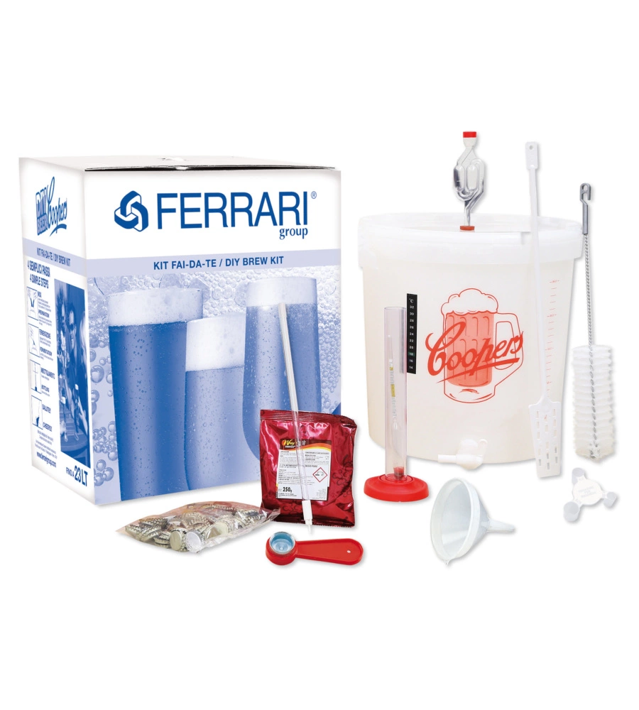 Kit birra artigianale eco con fermentatore da 32 litri - ferrari group