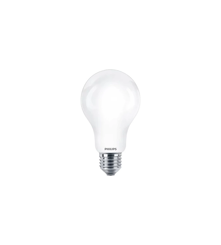 Lampadina goccia smerigliata led philips 120w e27 2700 k