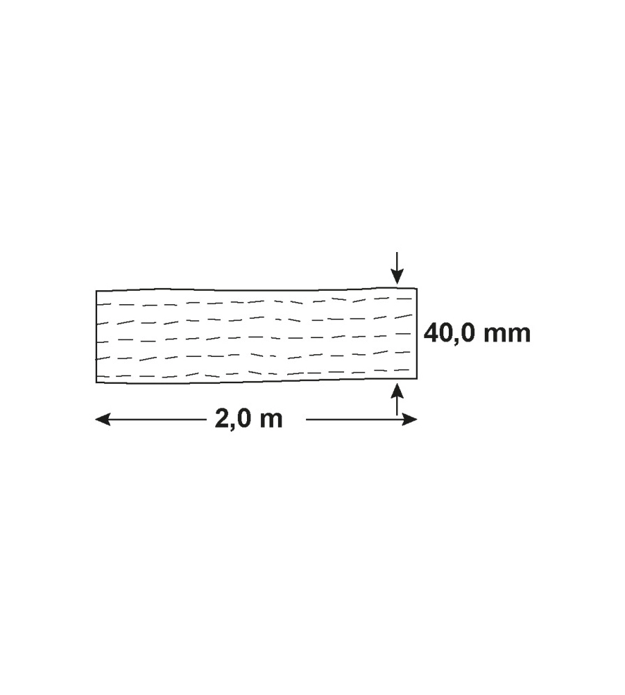 Cinghia di sollevamento 1000 kg. ad anello 40 mm. x 2 mt.