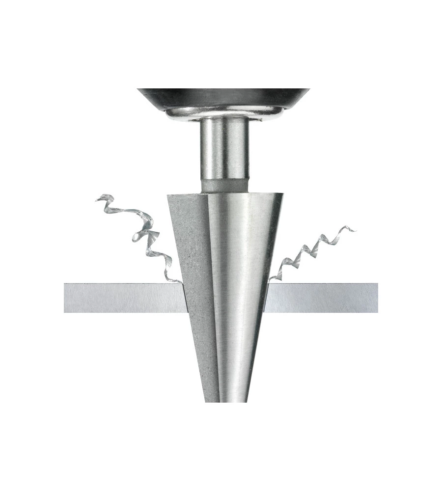 Svasatore a punta conica per metallo Ø 5 - 20 mm.