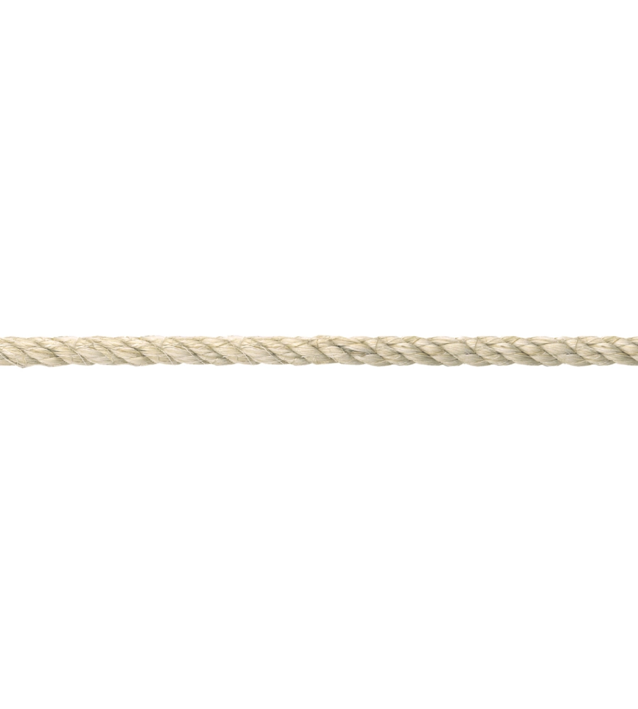 Corda in sisal Ø 8 mm. naturale 100 mt.