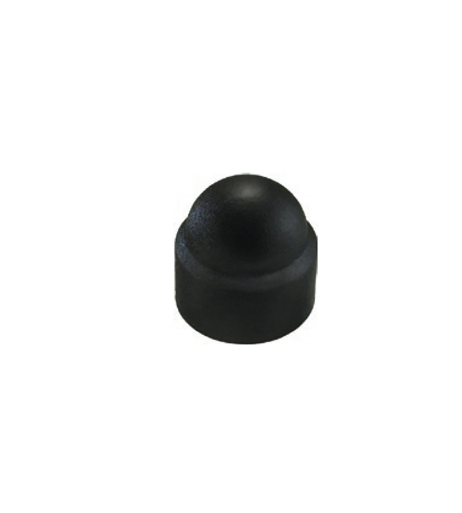 Copribulloni in plastica m10 nero - 6 pz.