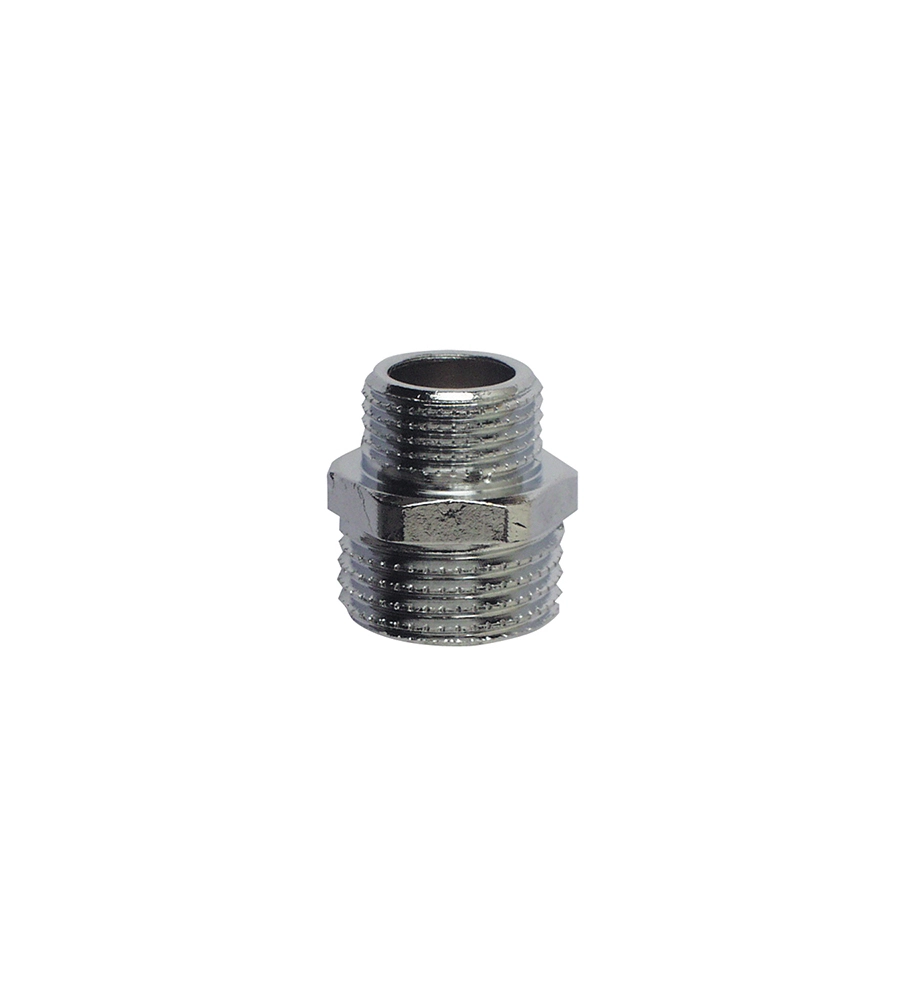 Raccordo doppio con riduzione maschio 1/2" - 3/8"