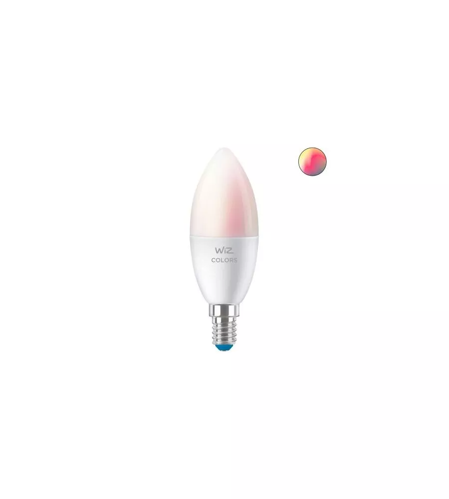 Lampadina smart philips smart led oliva c37, 470 lm