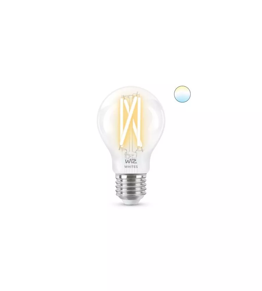 Lampadina filament chiaro smart philips smart led a60, 806 lm