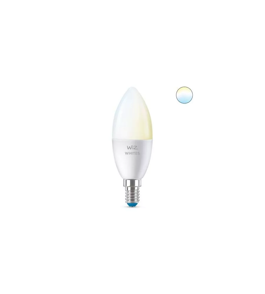 Lampadina smart philips smart led oliva c37, 470 lm