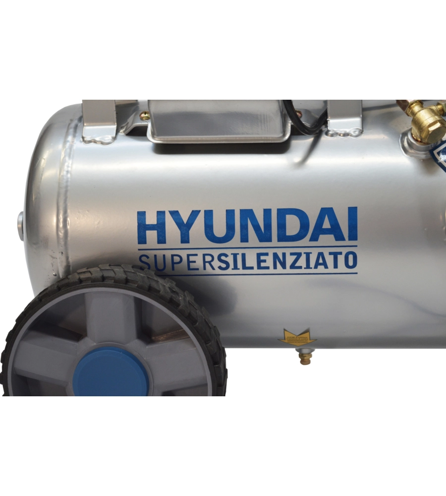 Compressore aria silenziato hyundai 24l 1hp - cod. 65700