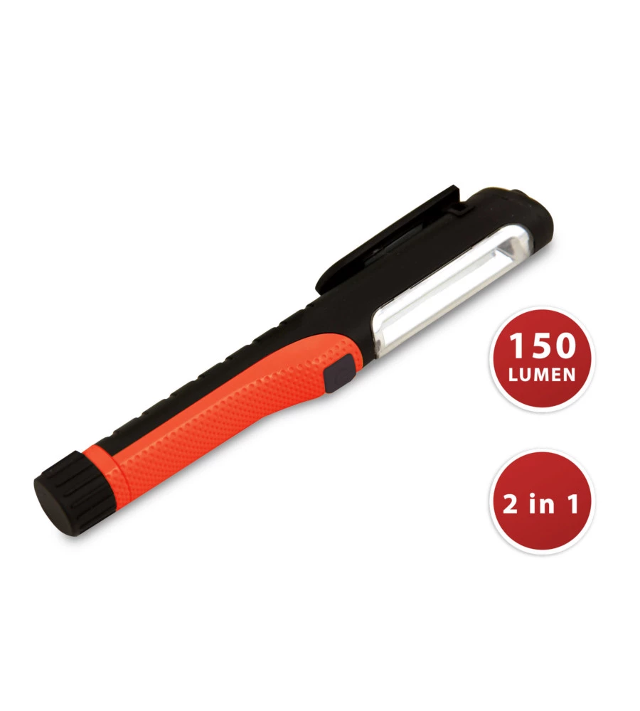 Luce da lavoro 2in1 2w + torcia con calamita