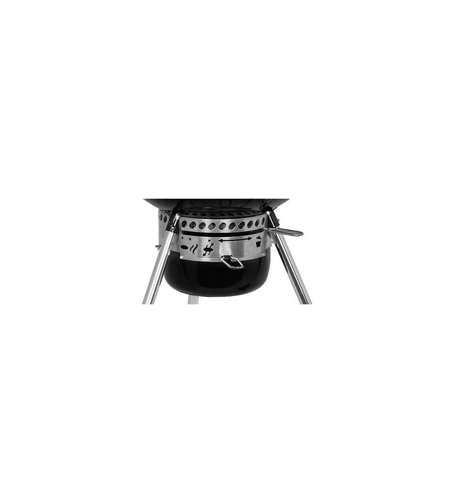 Barbecue a carbone weber "master-touch gbs e-5750" colore nero con griglia 57 cm