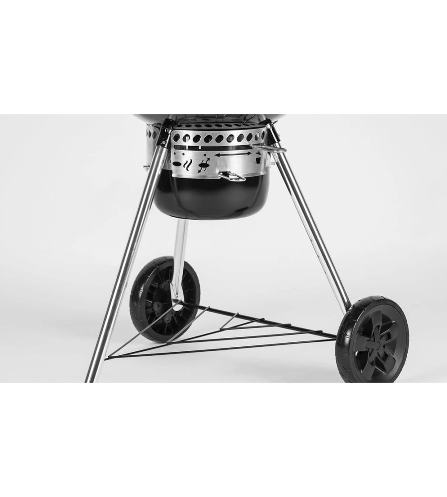 Barbecue a carbone weber "master-touch gbs c-5750" colore blu con griglia 57 cm