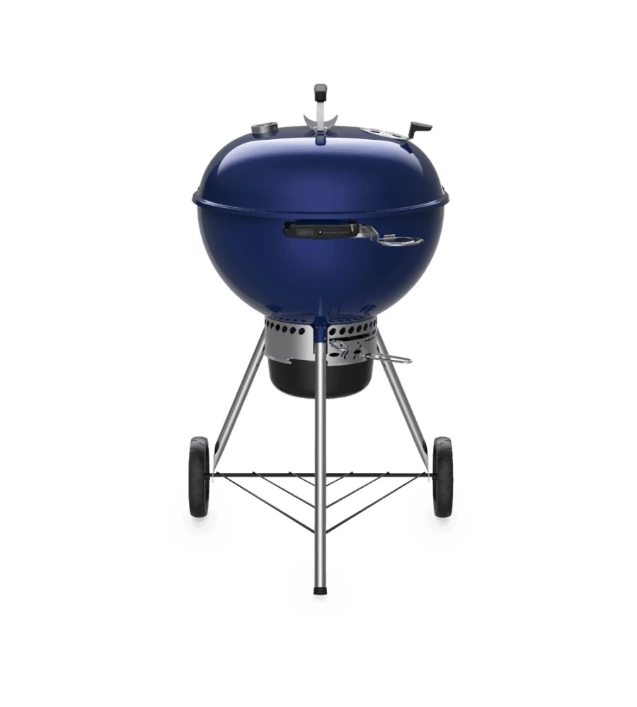 Barbecue a carbone weber "master-touch gbs c-5750" colore blu con griglia 57 cm