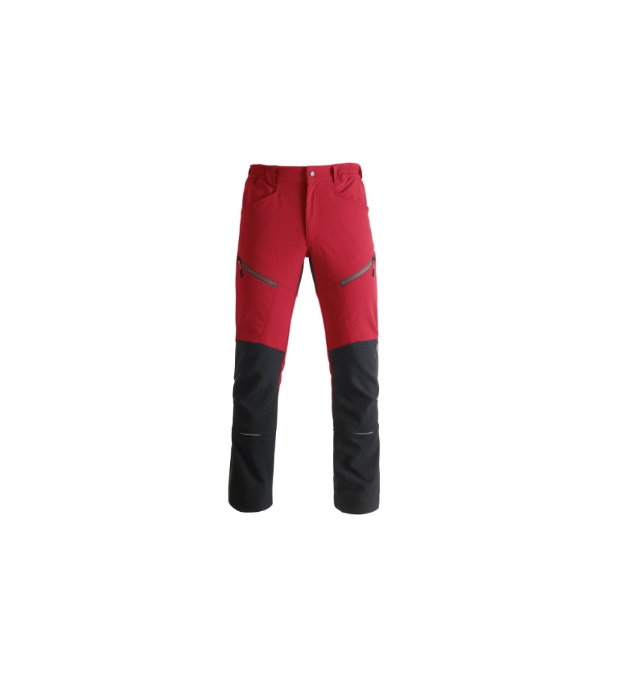 Pantaloni da lavoro vertical rosso/nero, tg m - kapriol