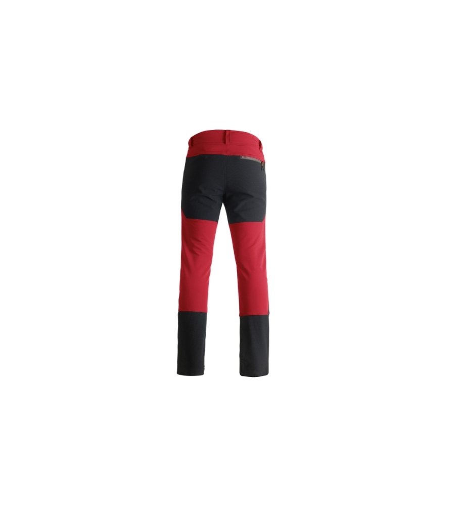 Pantaloni da lavoro vertical rosso/nero, tg xl - kapriol