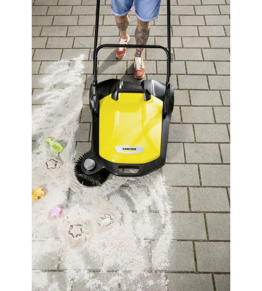 Spazzatrice manuale karcher s6 con una spazzola laterale