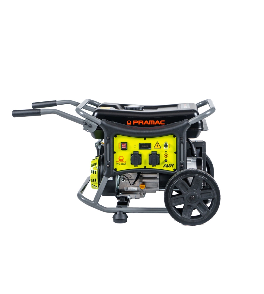 Generatore di corrente a benzina pramac "wx3200" 2850 w con flacone di olio incluso