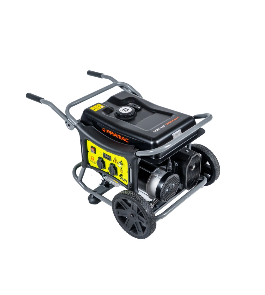 Generatore di corrente a benzina pramac "wx3200" 2850 w con flacone di olio incluso