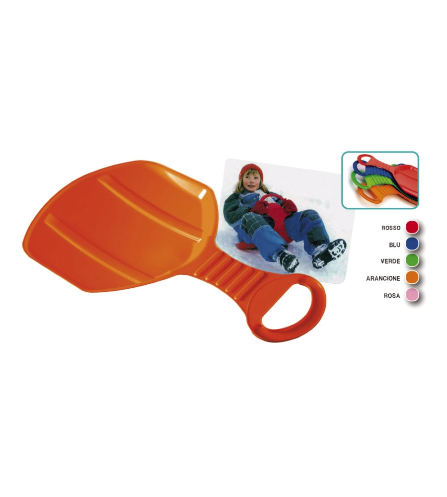 Bob singolo per bambini modello snow slider, colori assortiti