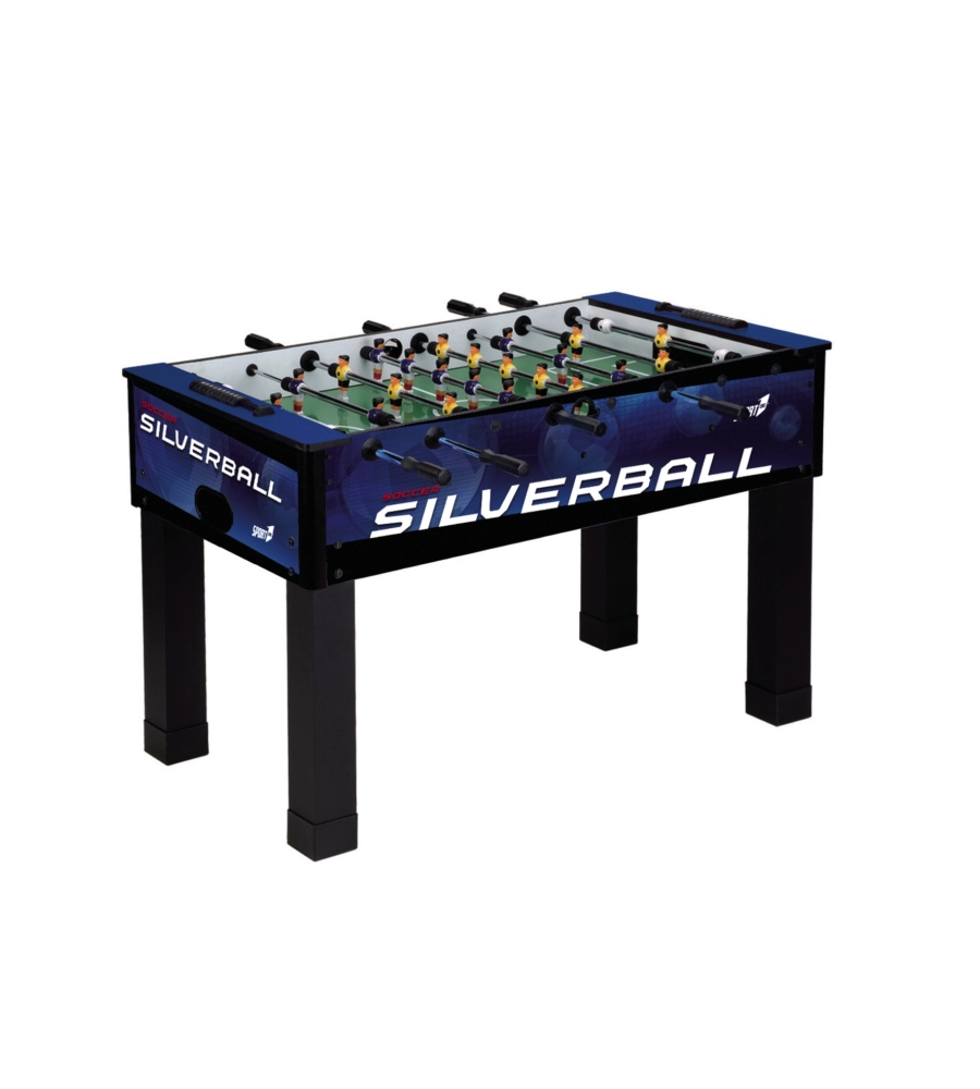 Calcetto per bambini regolamentare silverball, 132x72x87 cm