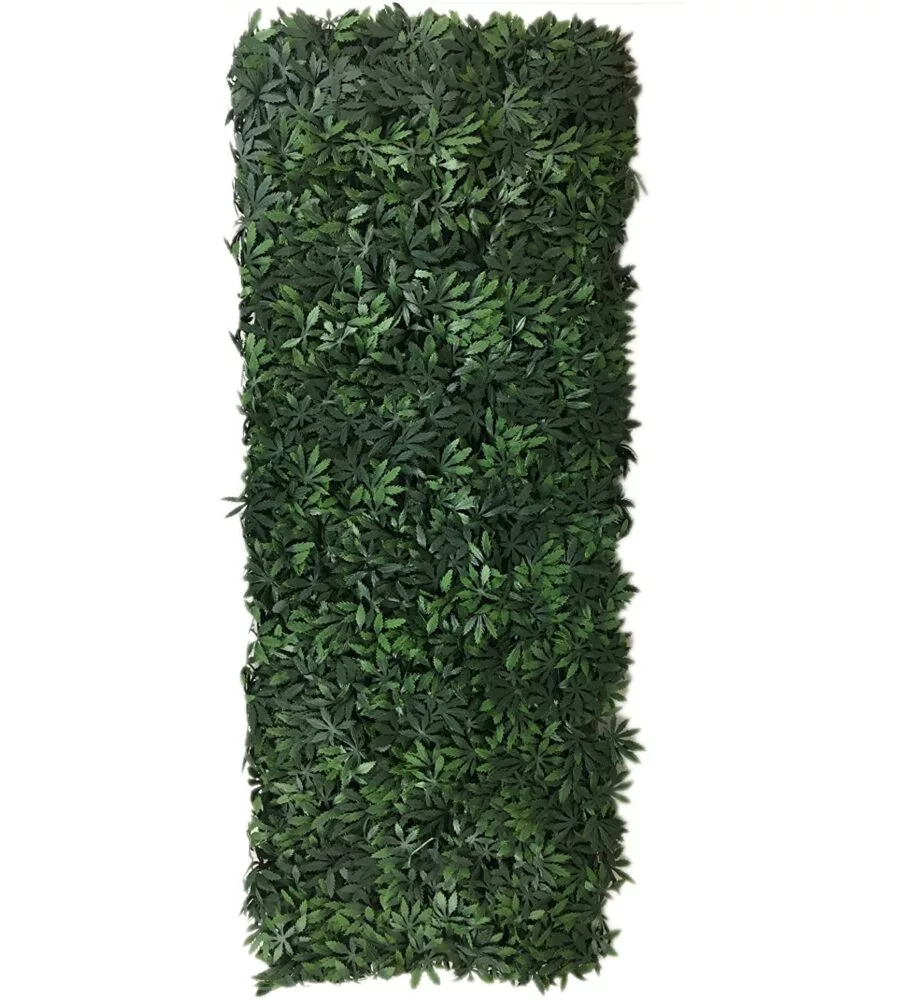 Siepe artificiale sintetica greenly con traliccio 100 x 200 cm