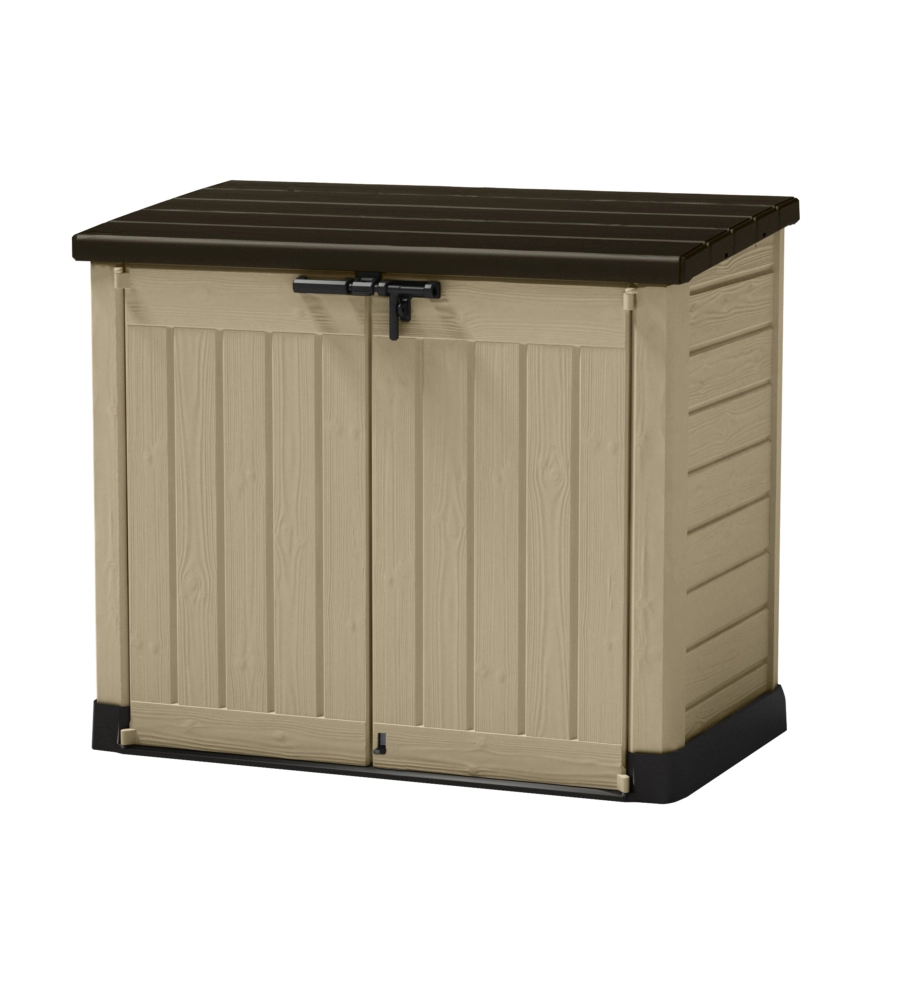 Keter - porta attrezzi multiuso in resina "store it out max" - 1200 lt 145.5x82x125 cm beige