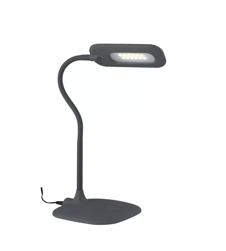 Lampada led "darwin" grigia, 450 lm