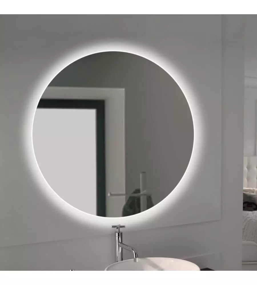 Specchio "cassiopea" con led integrato, Ø 60cm