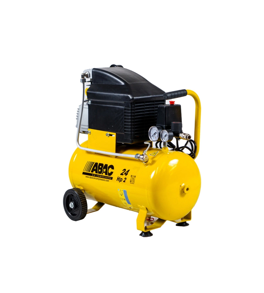 Compressore aria lubrificato abac "pole position b20" 24l 2hp