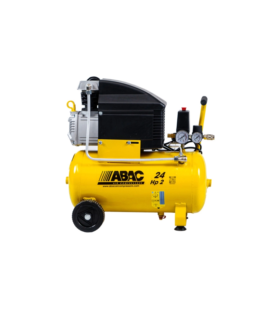 Compressore aria lubrificato abac "pole position b20" 24l 2hp