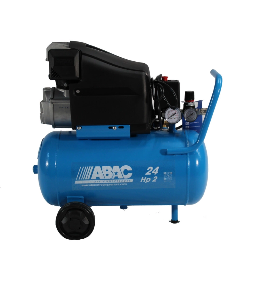 Compressore aria lubrificato abac "pole position l20" 24l 2hp