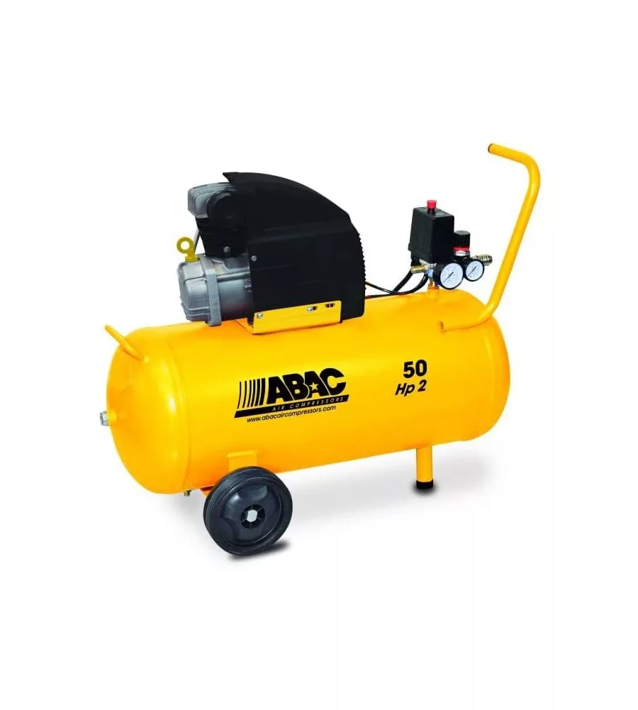 Compressore aria lubrificato abac "monte carlo b20" 50l 2hp