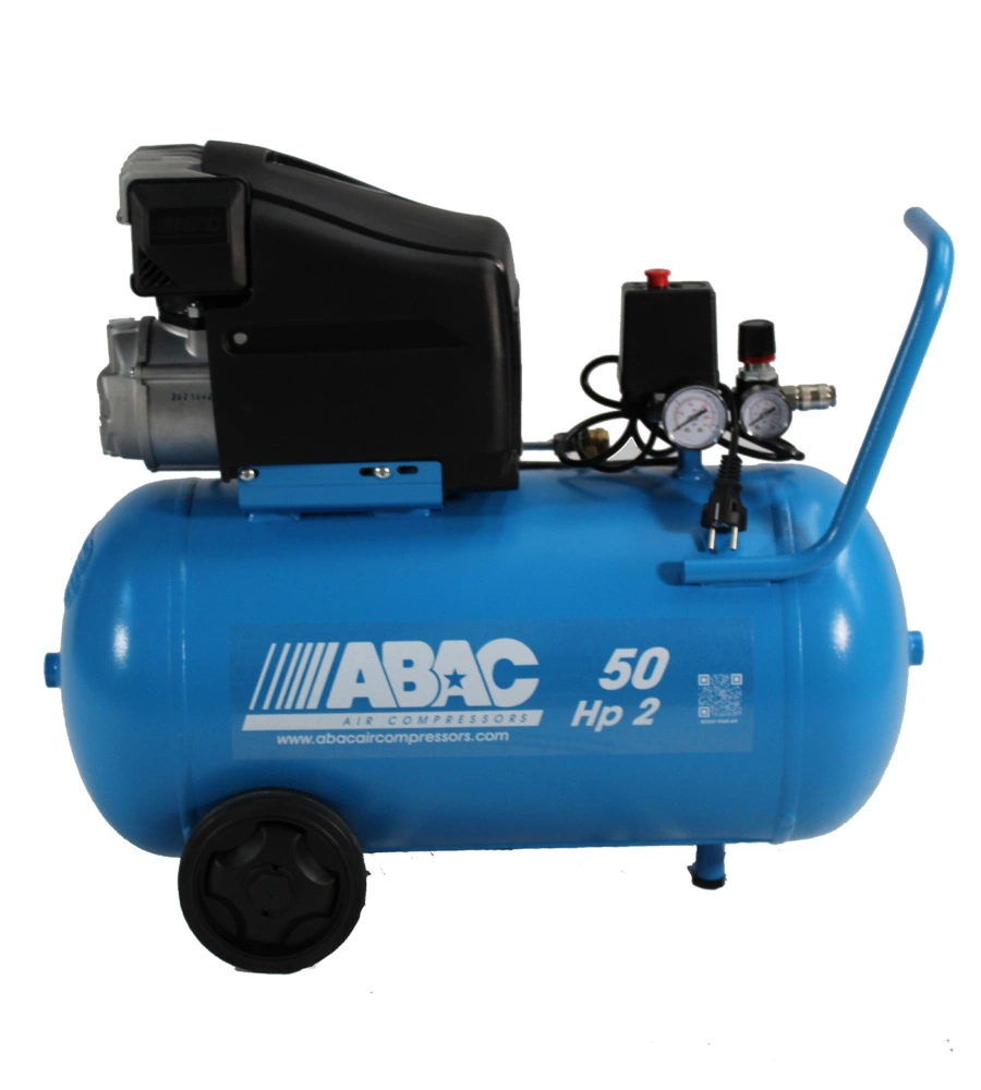 Compressore aria lubrificato abac "monte carlo l20" 50l 2hp