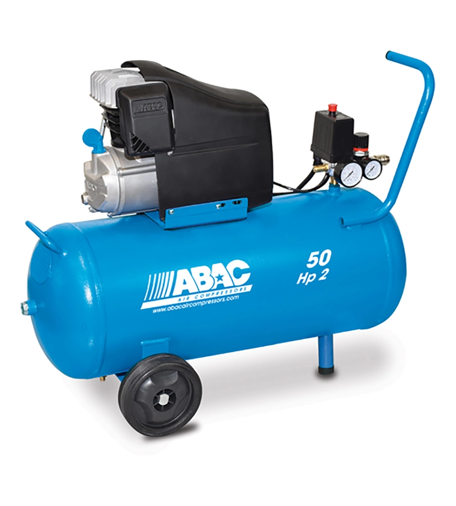 Compressore aria lubrificato abac "monte carlo l20" 50l 2hp