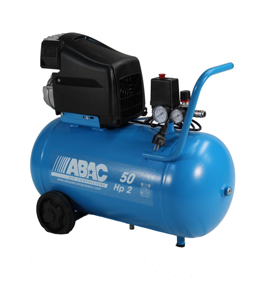 Compressore aria lubrificato abac "monte carlo l20" 50l 2hp