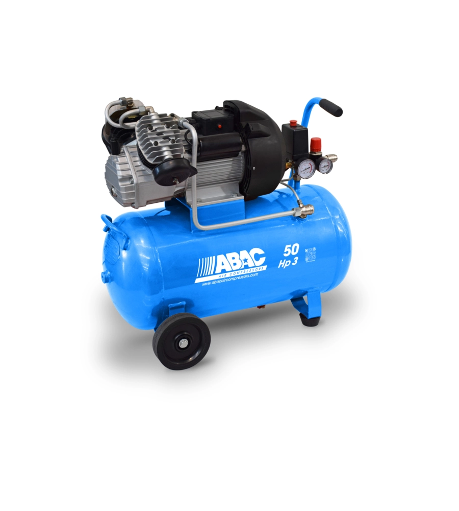 Compressore aria lubrificato abac "v36/50 serie pro" 50l 3hp