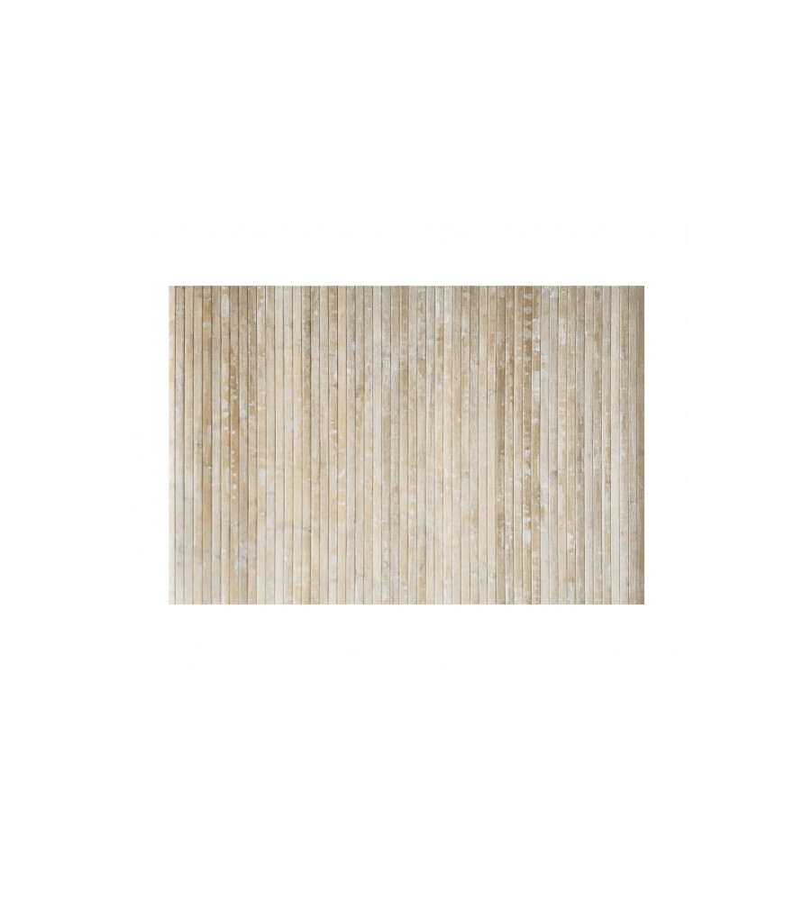 Tappeto da interno in bamboo 'gesso', 50x200 cm