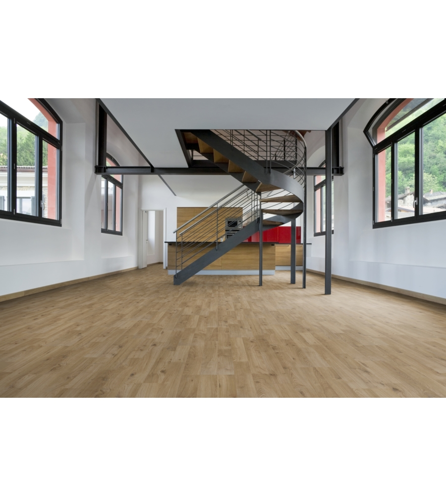 Pavimento laminato rovere inverno 7mm ac3 2,39 m² linea standard