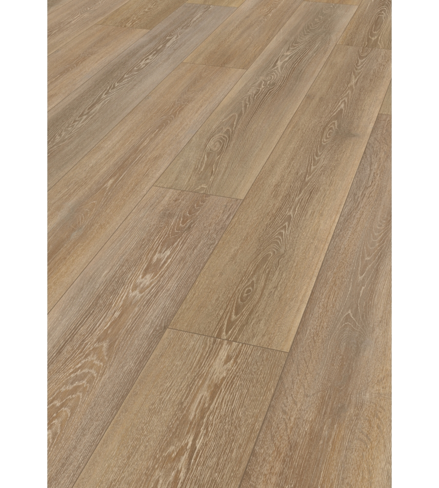 Pavimento laminato rovere medio stirling 8mm ac4 2,131 m² linea exquisit